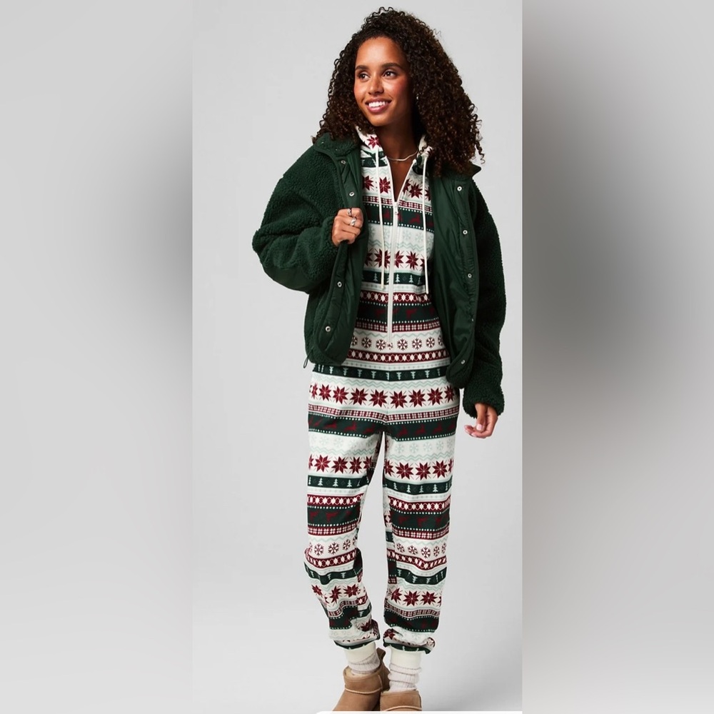 Festive Patterned Jumpsuit